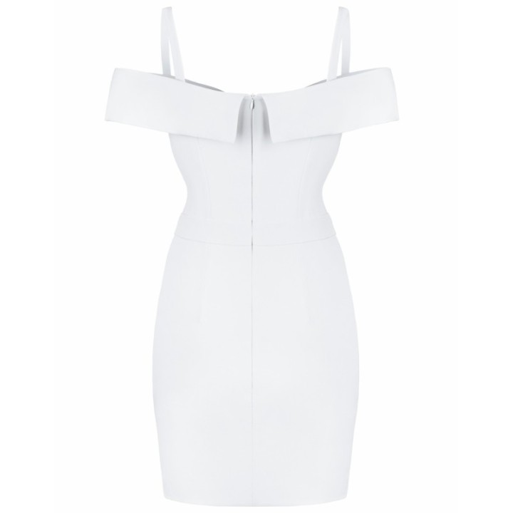 Biała sukienka mini hiszpanka STELLA