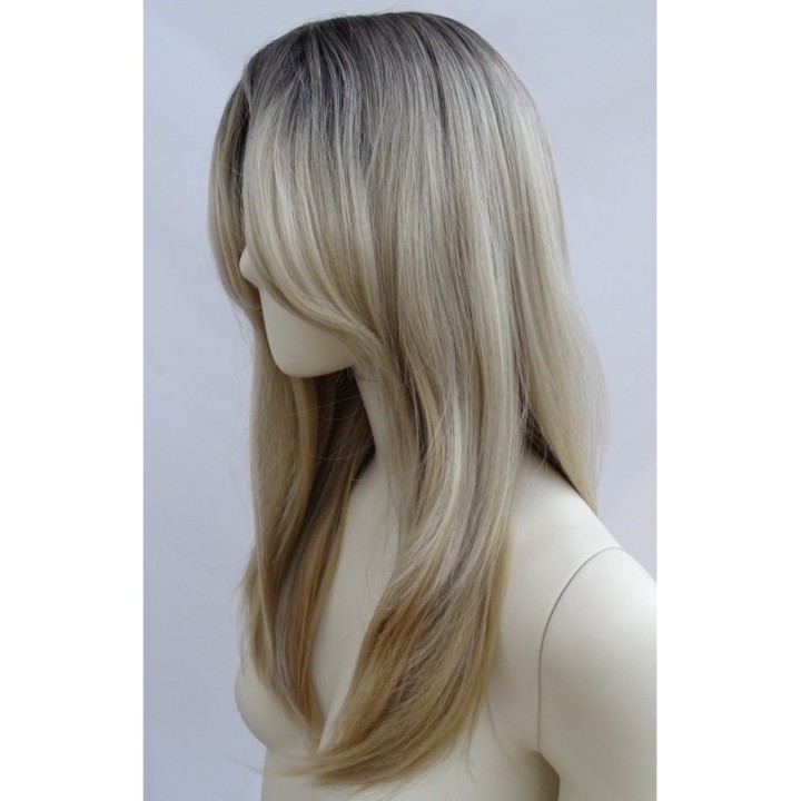 Peruka sombre naturalny jasny blond cieniowana PK140