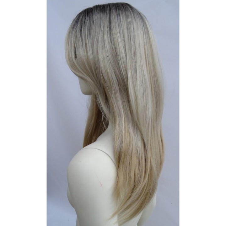 Peruka sombre naturalny jasny blond cieniowana PK140
