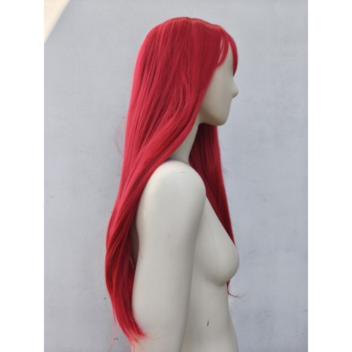 Peruka z prostą grzywką czerwona anime cosplay PK106