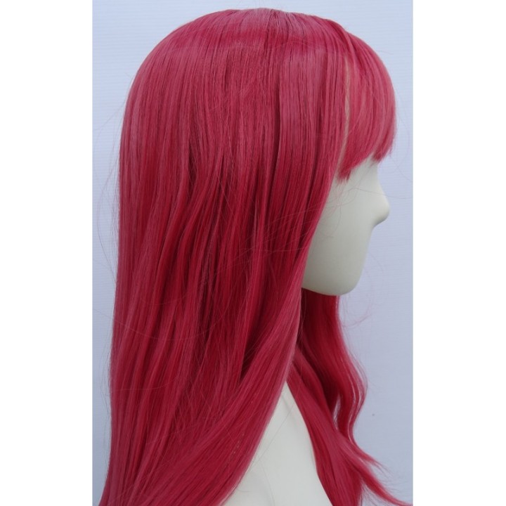 Peruka malinowa Chainsaw Man Makima cosplay PK105