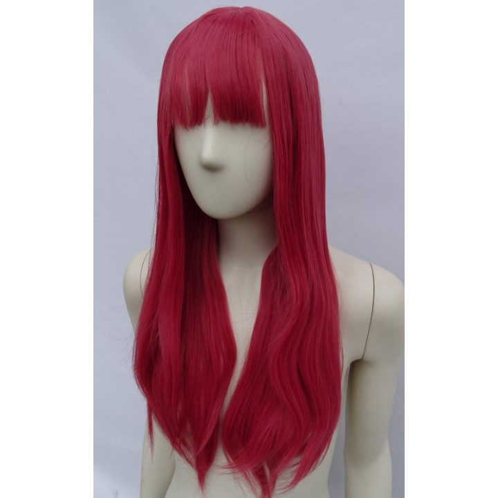 Peruka malinowa Chainsaw Man Makima cosplay PK105