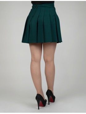 Spódniczka plisowana TENNIS skirt zielona butelkowa