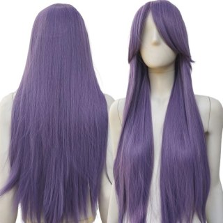 Peruka długa pastelowy fiolet fioletowa Rumi Demon Hunters PK052