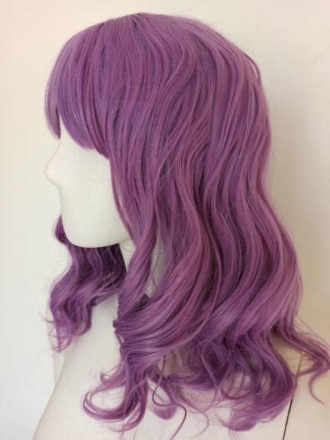Peruka fale do ramion fioletowa pastel goth anime PK075