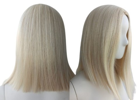 Peruka jasny platynowy blond do ramion long bob PK025