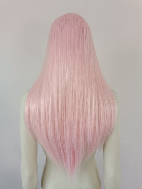Peruka jasny róż różowa cosplay Zero Two PK101