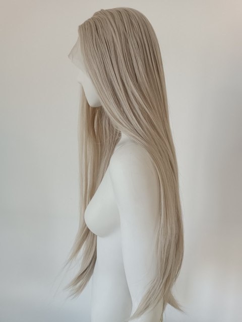 Peruka lace front jasny platynowy blond Elsa LF006