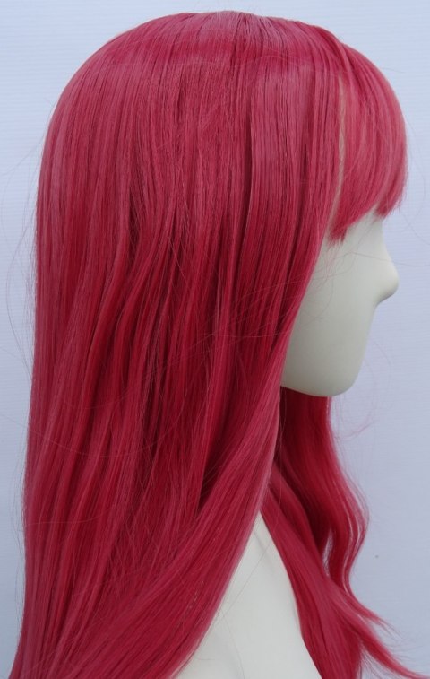 Peruka malinowa Chainsaw Man Makima cosplay PK105