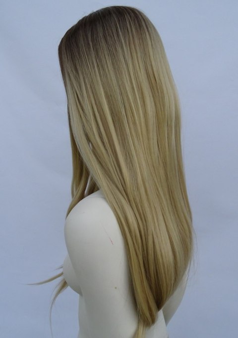 Peruka ombre bez grzywki złoty naturalny blond PK045