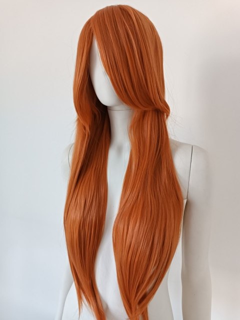 Peruka ruda pomarańczowa długa 90cm cosplay anime PK032