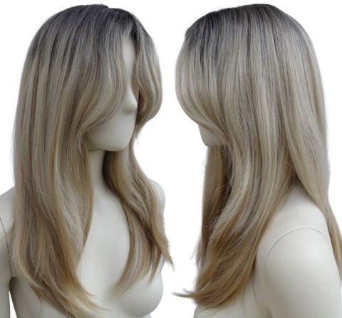 Peruka sombre naturalny jasny blond cieniowana PK140