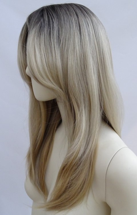 Peruka sombre naturalny jasny blond cieniowana PK140