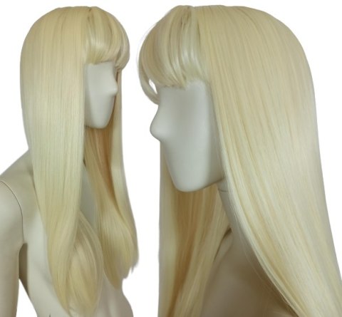 Peruka z prostą grzywką jasny blond Misa Amane cosplay PK102