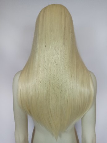 Peruka z prostą grzywką jasny blond Misa Amane cosplay PK102