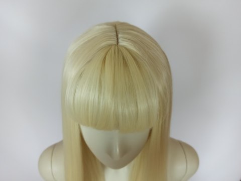 Peruka z prostą grzywką jasny blond Misa Amane cosplay PK102
