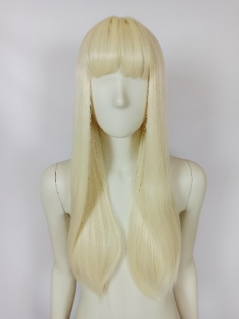 Peruka z prostą grzywką jasny blond Misa Amane cosplay PK102