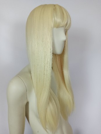 Peruka z prostą grzywką jasny blond Misa Amane cosplay PK102