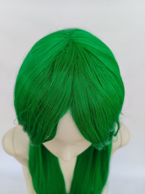 Peruka zielona z długa grzywką termoodporna cosplay anime PK008