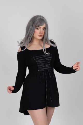 Sukienka gotycka 2w1 asymetryczna LILITH