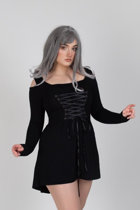 Sukienka gotycka 2w1 asymetryczna LILITH