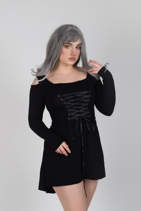 Sukienka gotycka 2w1 asymetryczna LILITH