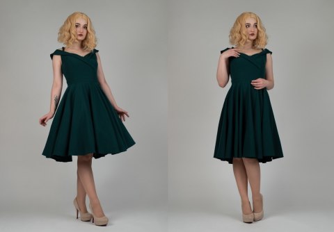 Halka retro tiulowa PIN UP tutu pod sukienkę unosząca biała tiul