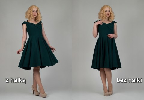 Halka retro tiulowa PIN UP tutu pod sukienkę unosząca czerwona