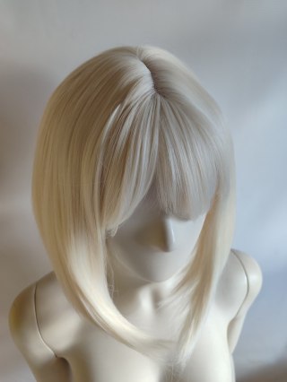 Peruka platynowy jasny blond bob do ramion PK116