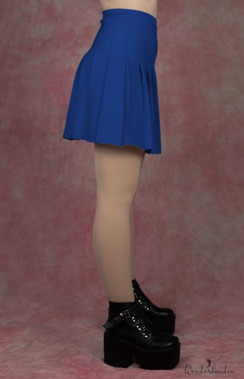 Spódniczka plisowana TENNIS SKIRT niebieska mundurek cosplay granatowa mini