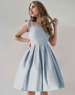 Sukienka błękitna rozkloszowana pin up plisowana BARBIE
