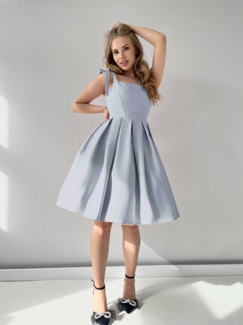 Sukienka błękitna rozkloszowana pin up plisowana BARBIE