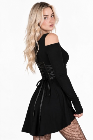 Sukienka gotycka 2w1 asymetryczna LILITH